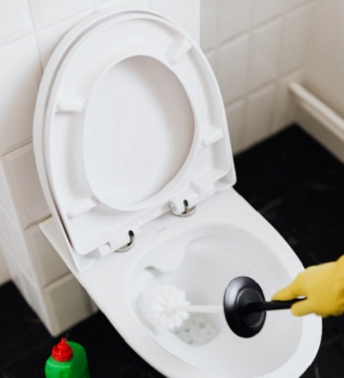 why do American toilets have so much water