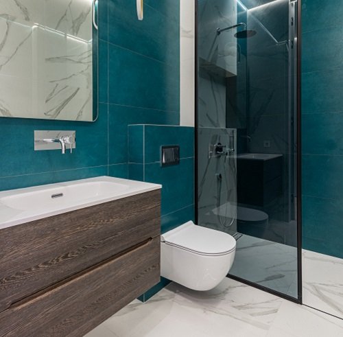 clogged hotel toilet