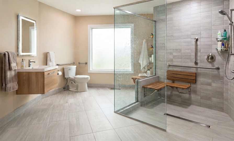 Aging-in-Place Bathroom Design Ideas That Actually Work