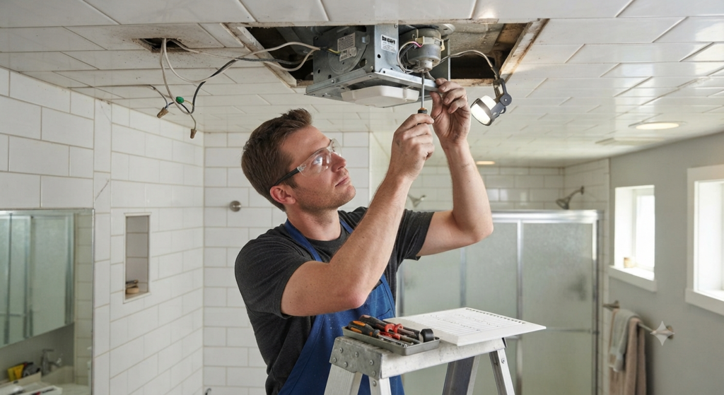 Bathroom Exhaust Fan Not Removing Moisture: How to Fix It