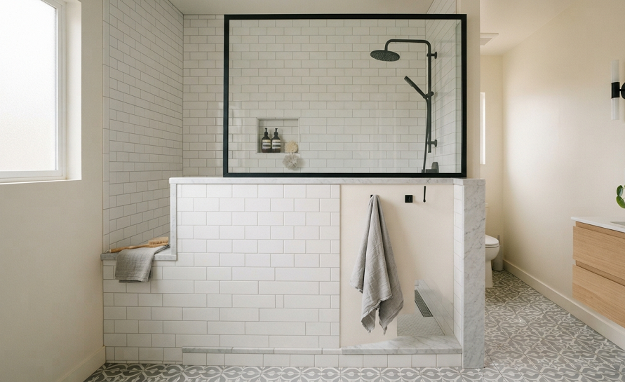 Simple Walk-In Shower Ideas for Your Small Bathroom